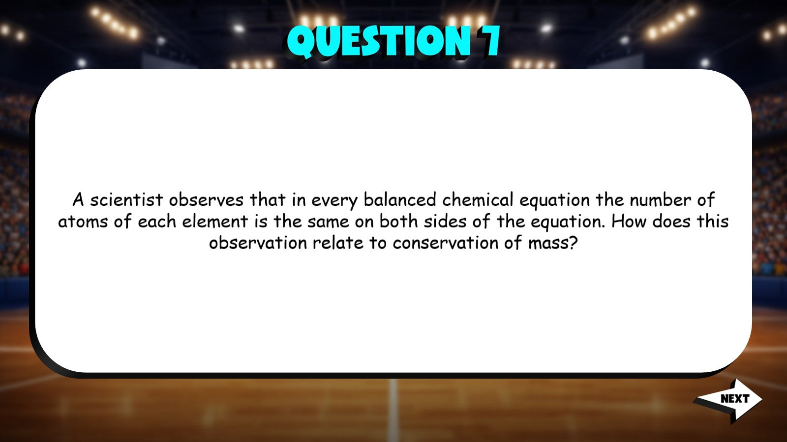 Law of Conservation of Mass TRASHKETBALL Science Game - No Prep Chemistry Review