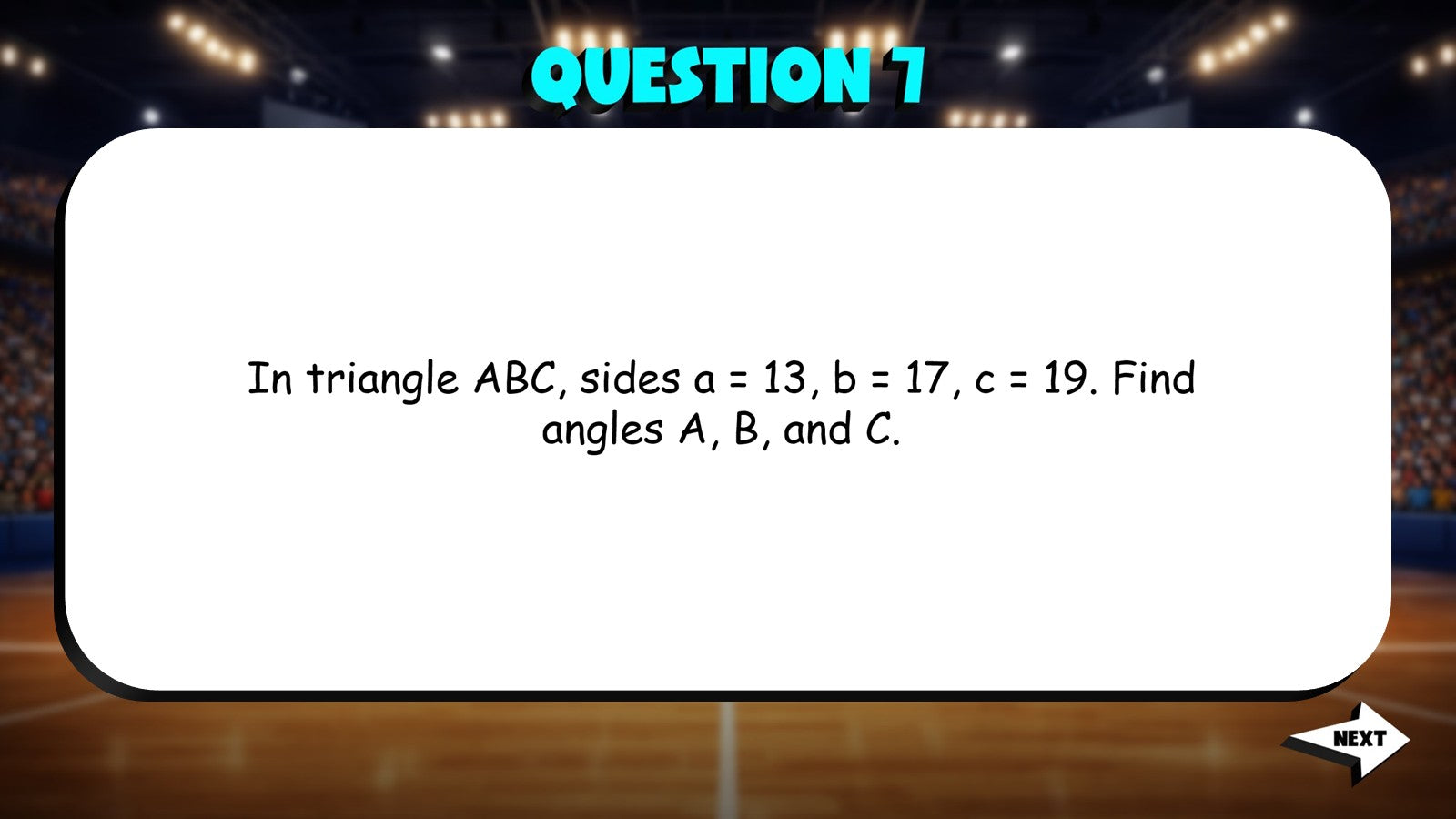 Law of Cosines Non Right Triangles TRASHKETBALL Math Game - No Prep Algebra 2