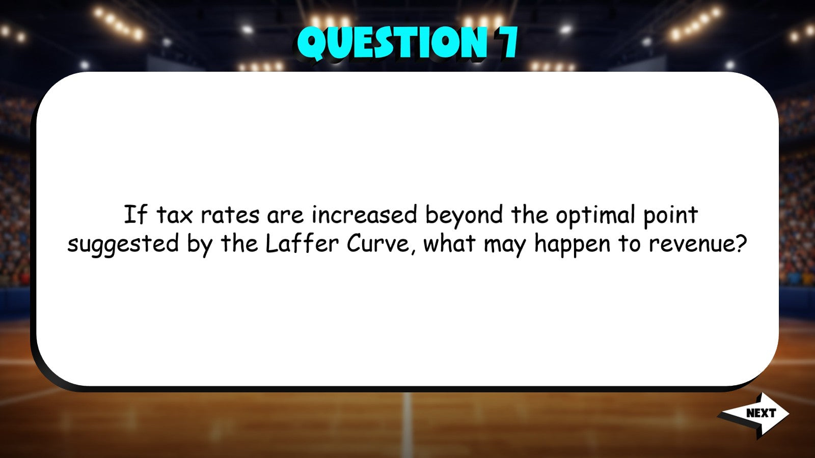 Taxes TRASHKETBALL Economics Game - No Prep Review Activity