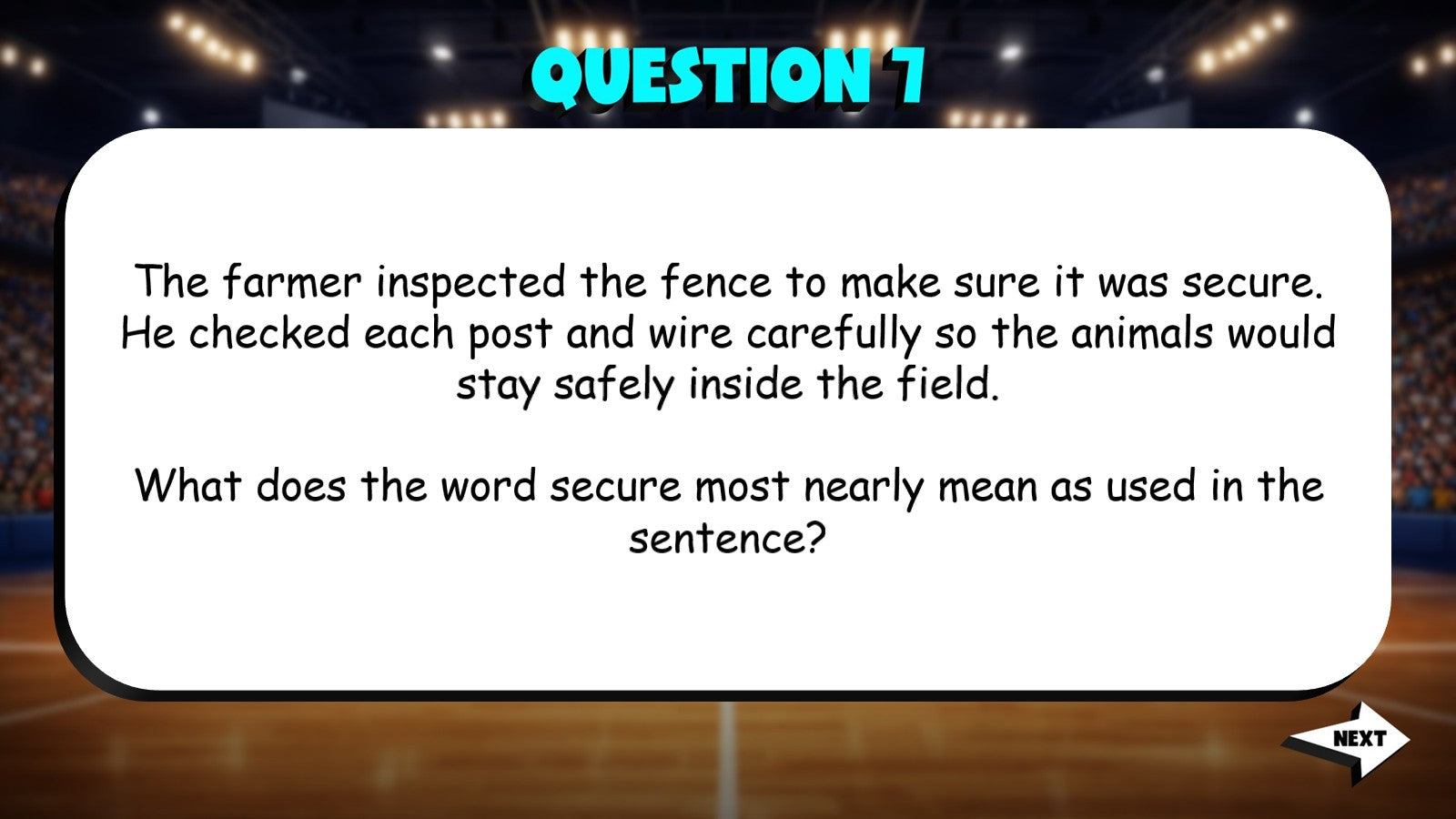 Sentence Context & Word Meaning TRASHKETBALL ELA Game - No Prep Grade 4 Review