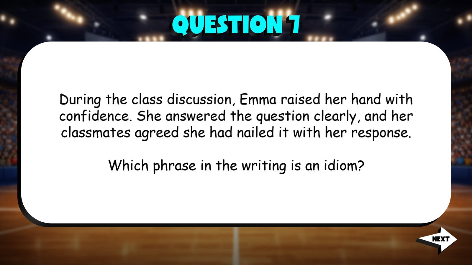 Identify Idioms in Sentences TRASHKETBALL ELA Game - No Prep Grade 4 Review
