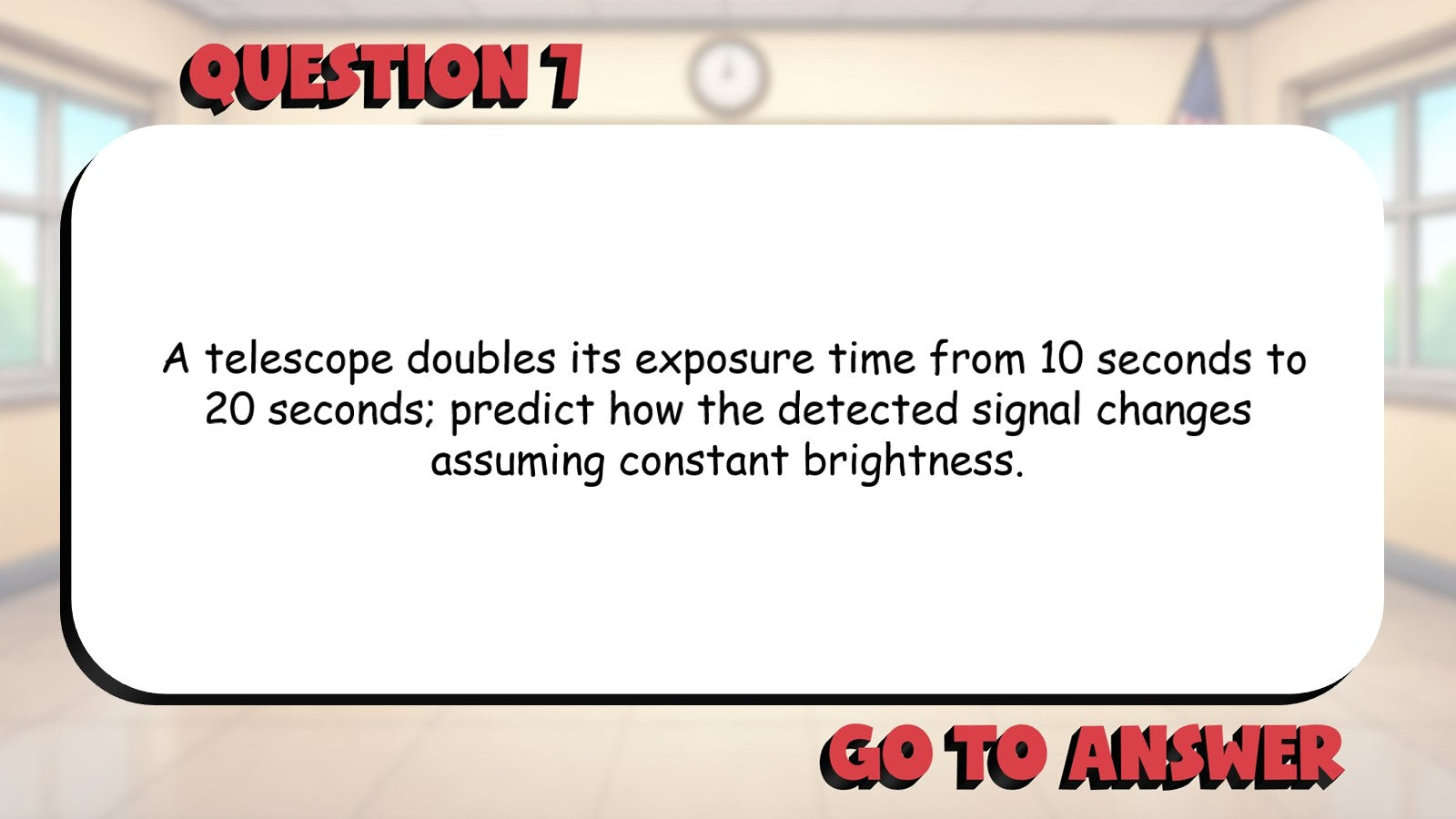Detectors & Sensors BIG TERRIBLE GAME - No Prep Astronomy Science Review