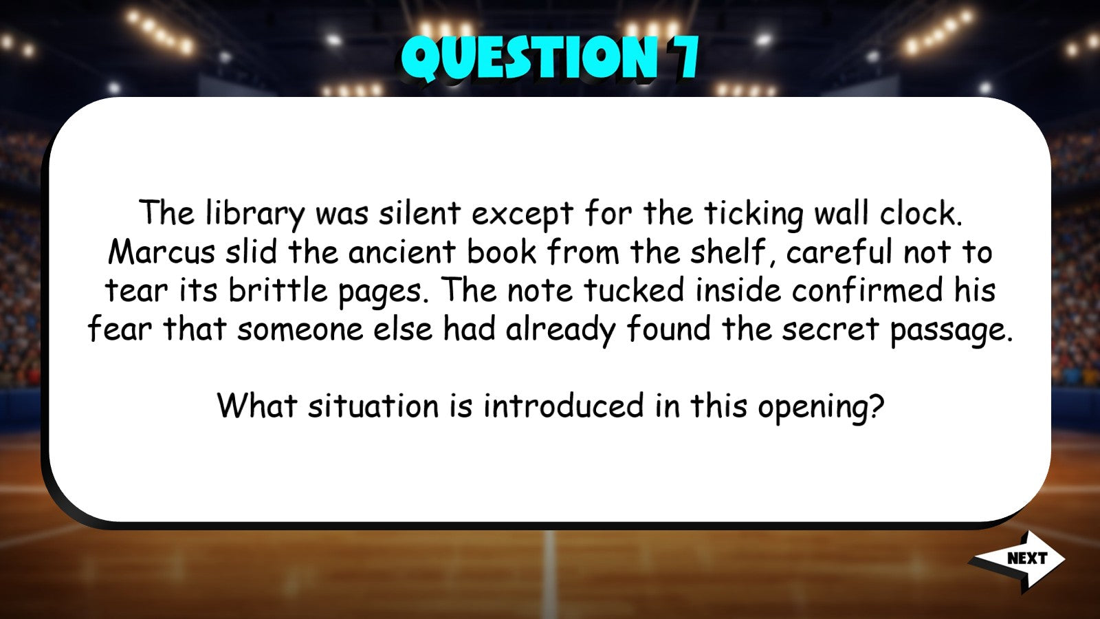 Identify Strong Narrative Introductions TRASHKETBALL ELA Game - No Prep Grade 6