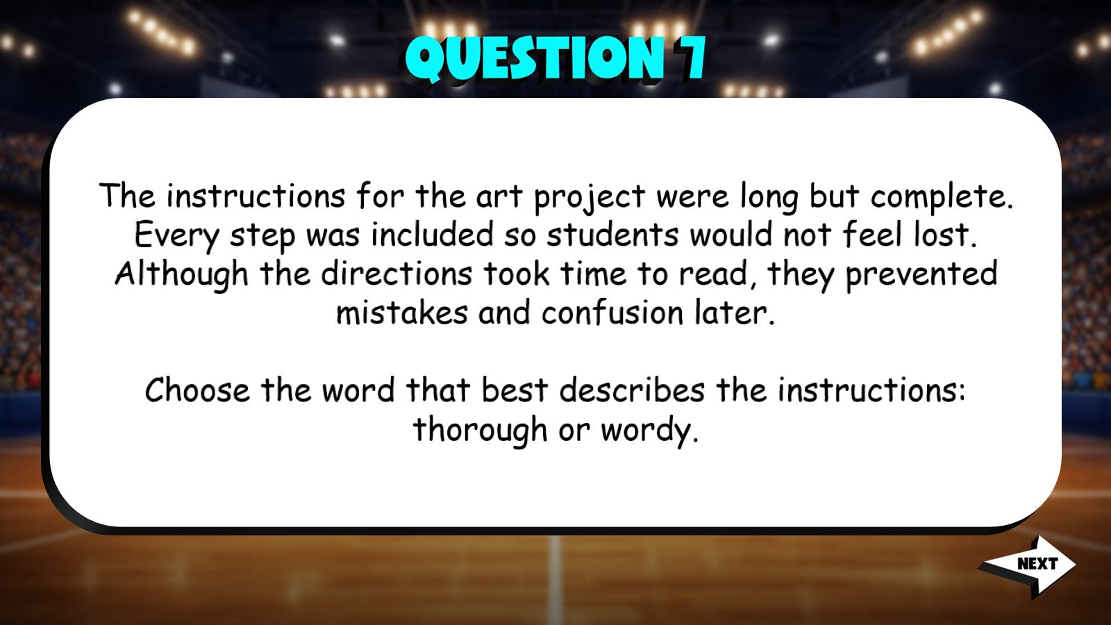 Identify Differences Between Related Words TRASHKETBALL ELA Game - Grade 5