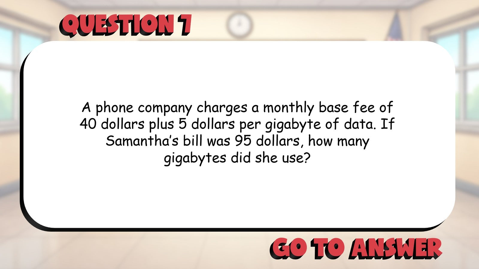 Algebraic Expressions Word Problems BIG TERRIBLE GAME - No Prep Algebra 1 Review