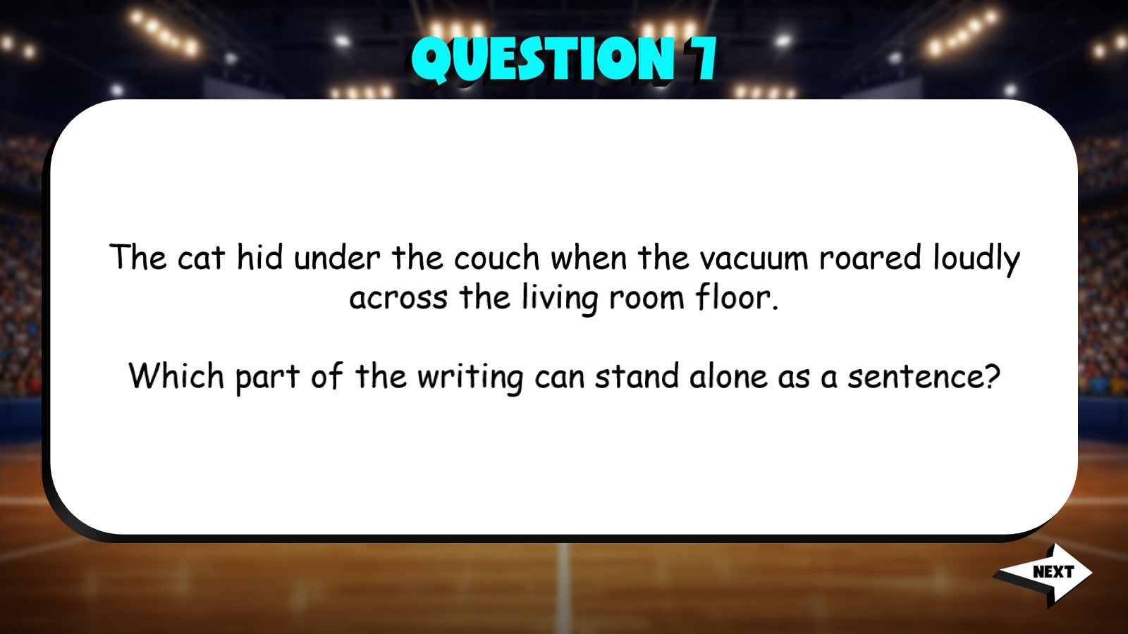 Identify Independent & Dependent Clauses TRASHKETBALL ELA Game - No Prep Grade 4