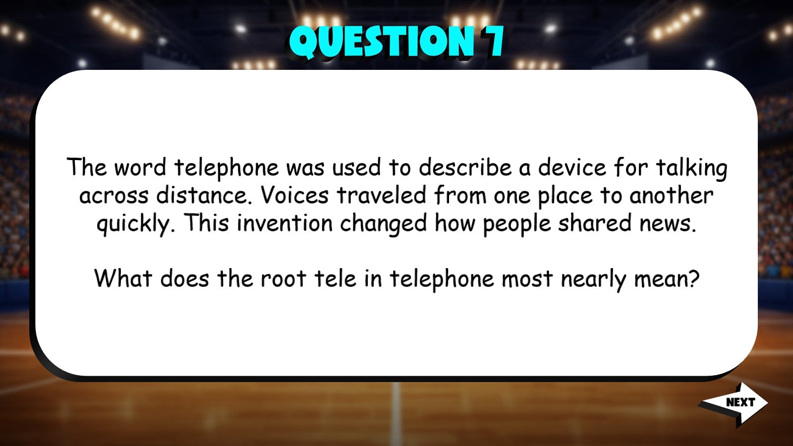 Roots & Affixes of Multisyllable Words TRASHKETBALL ELA Game - No Prep Grade 4