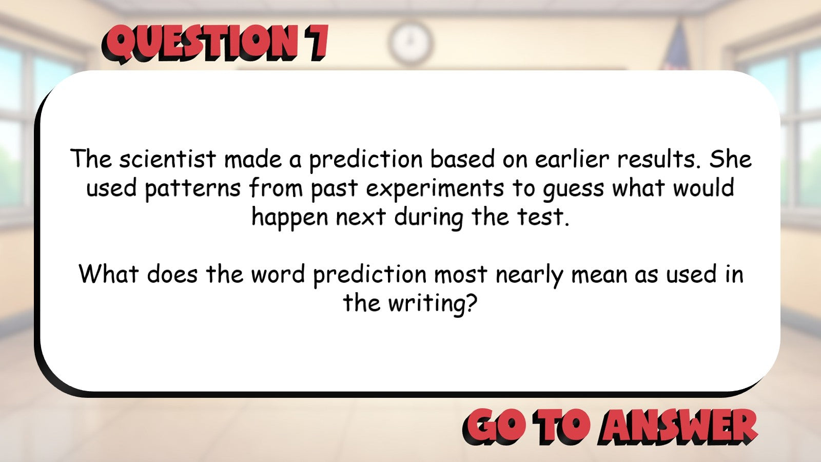 Word Meaning with Context & Word Parts BIG TERRIBLE GAME - Grade 5 ELA Review