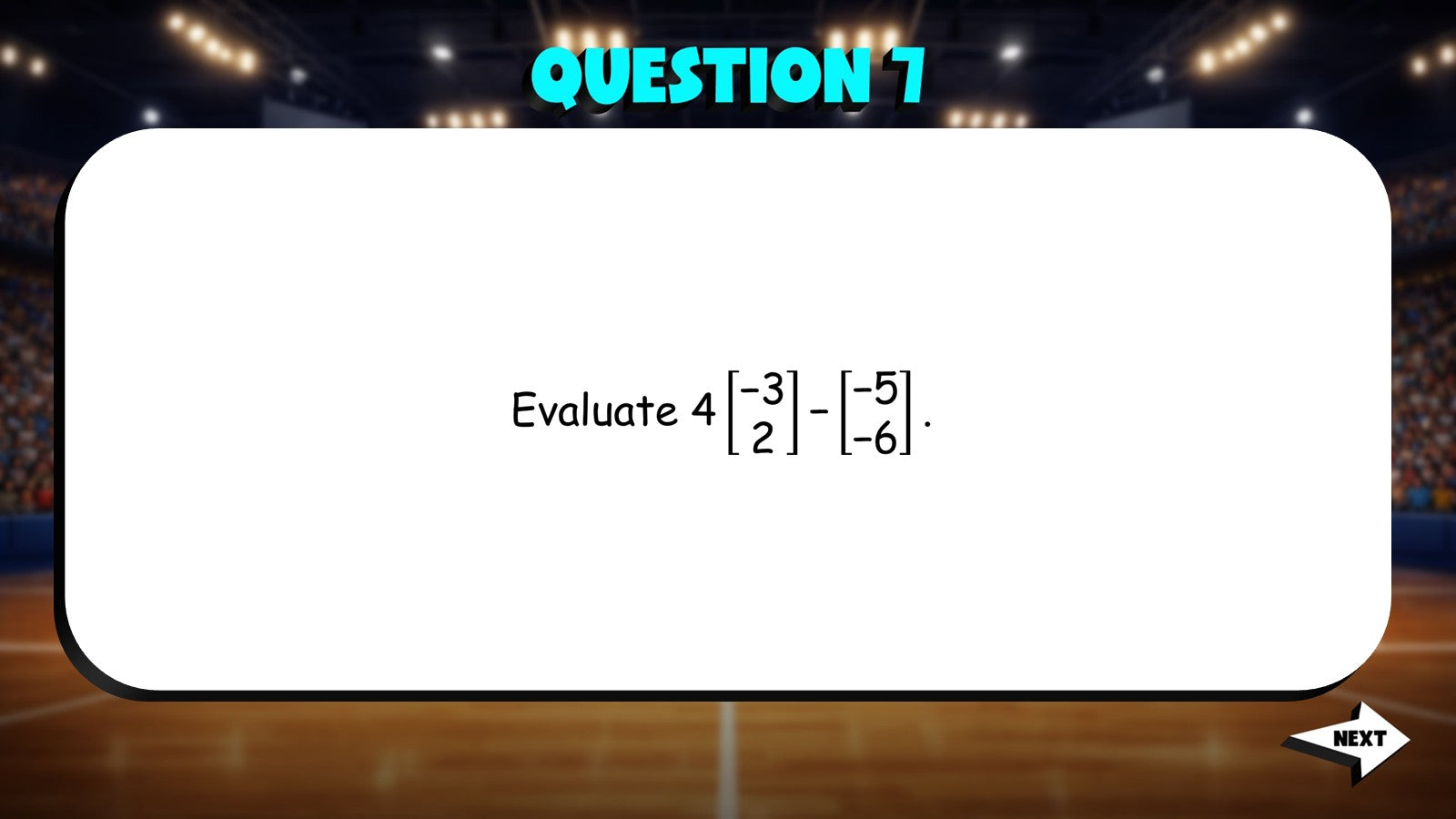 Vector Operations TRASHKETBALL Math Game - No Prep Algebra 2 Review Activity