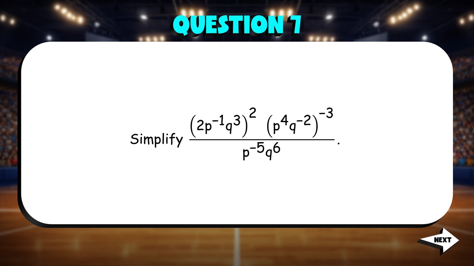 Properties of Exponents TRASHKETBALL Math Game - No Prep Algebra 2 Review