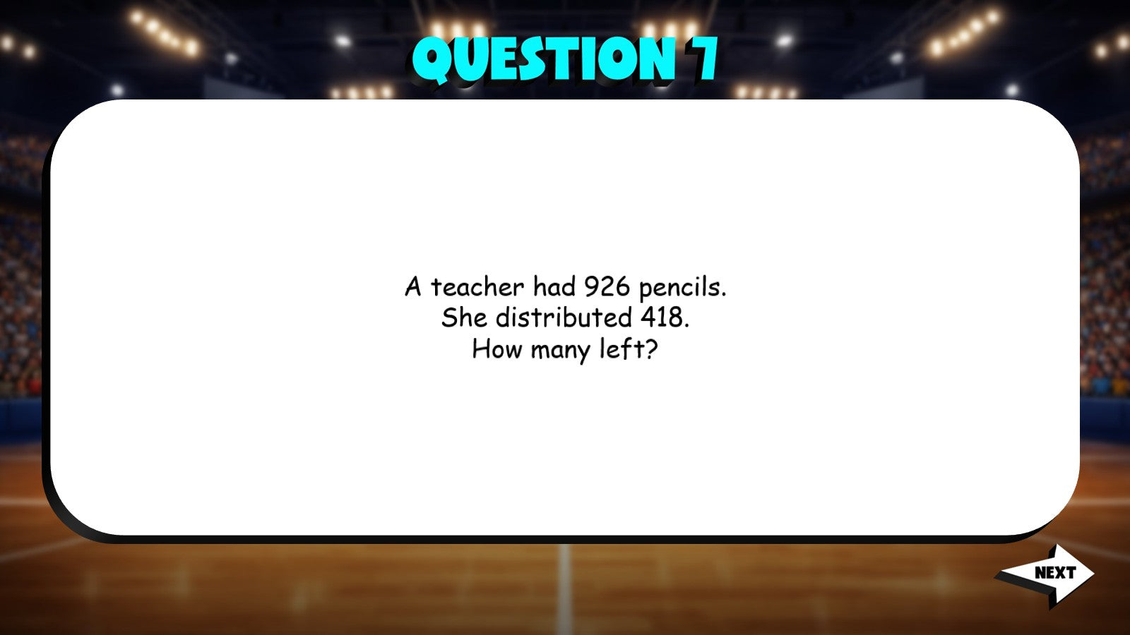 Multi Digit Subtraction Word Problems TRASHKETBALL Math Game - No Prep Grade 4