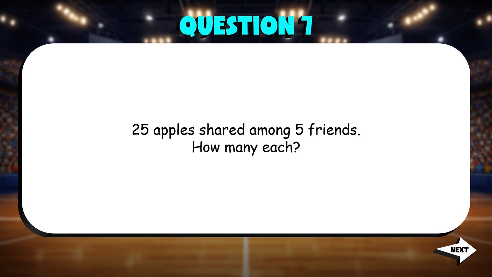 Division as Equal Shares TRASHKETBALL Math Game - No Prep Grade 3 Review