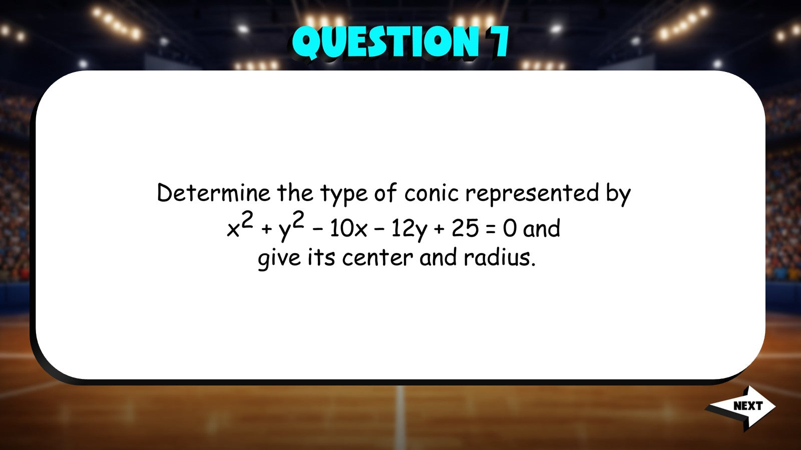 Identifying Conics TRASHKETBALL Math Game - No Prep Algebra 2 Review Activity