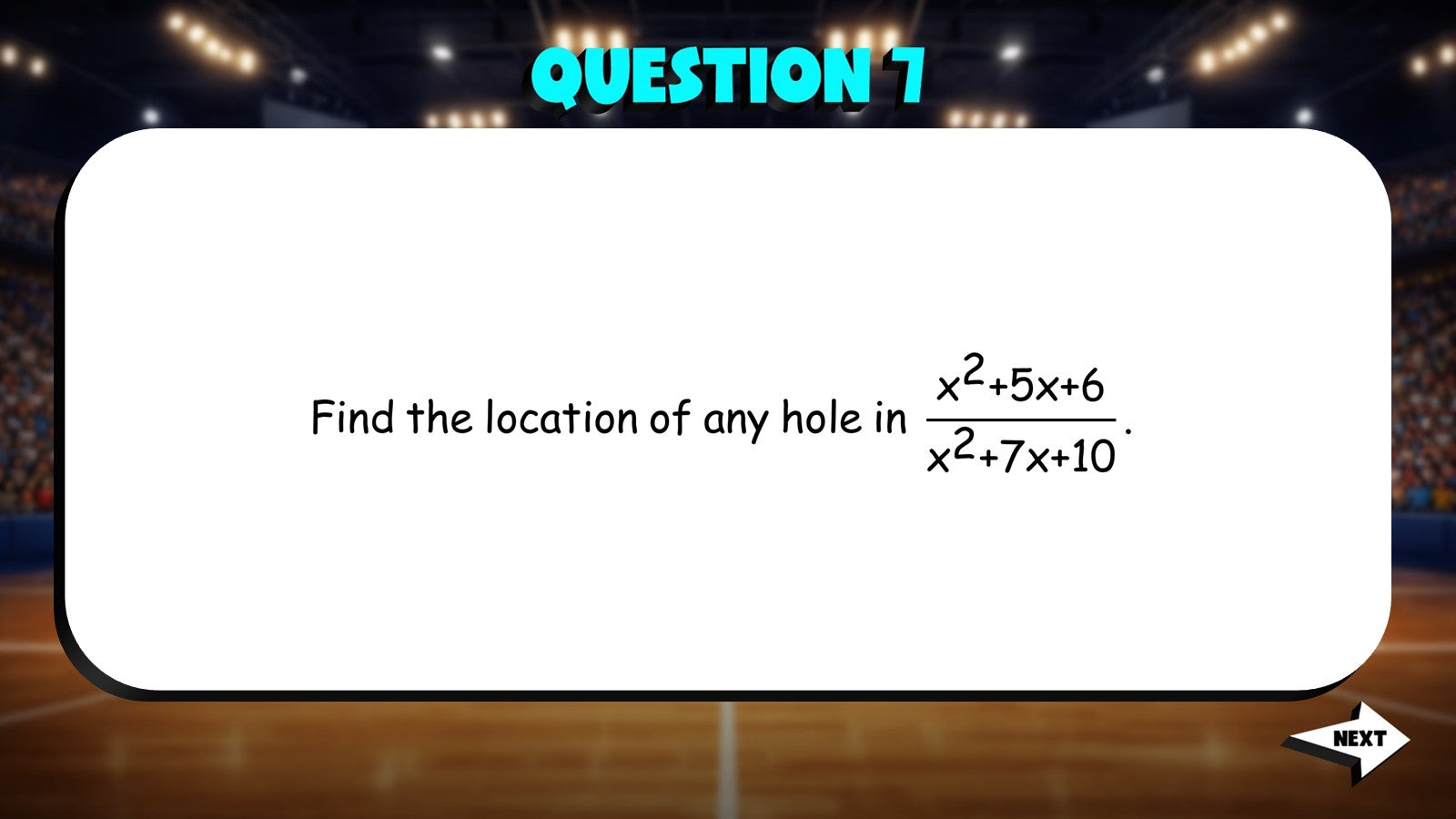 Properties of Rational Functions TRASHKETBALL Math Game - No Prep Algebra 2