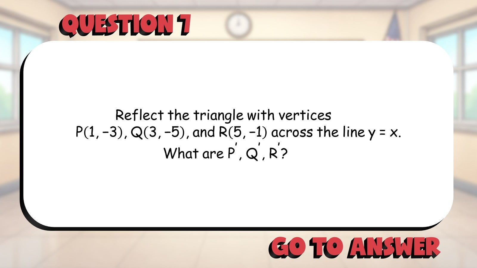 Congruence via Rigid Motions BIG TERRIBLE GAME - No Prep Geometry Math Review