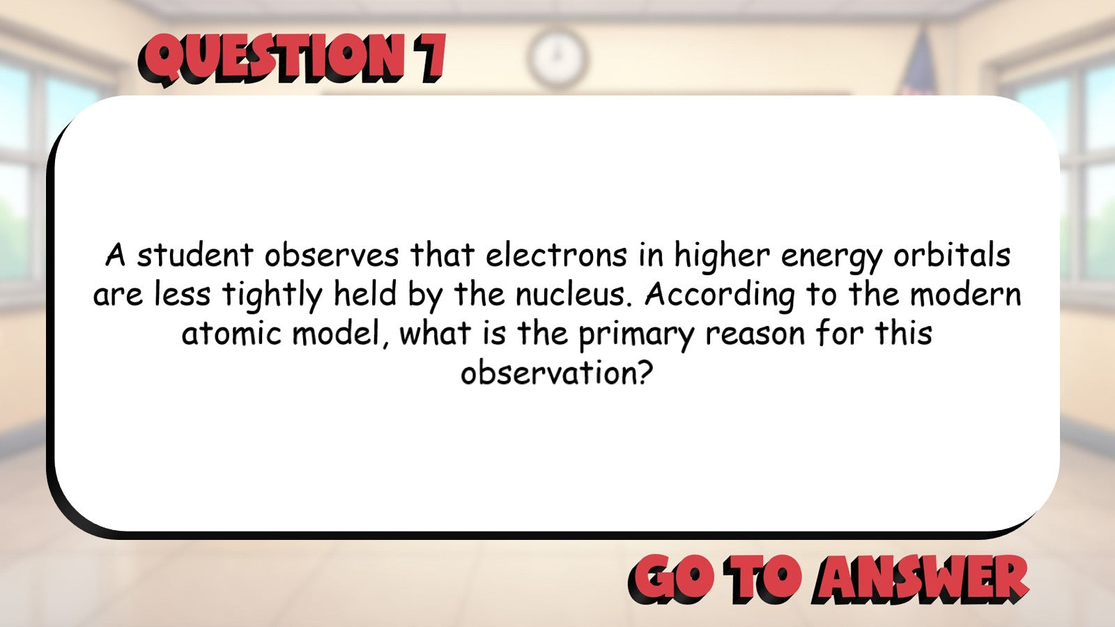 Modern Atomic Model BIG TERRIBLE GAME - No Prep Chemistry Science Review