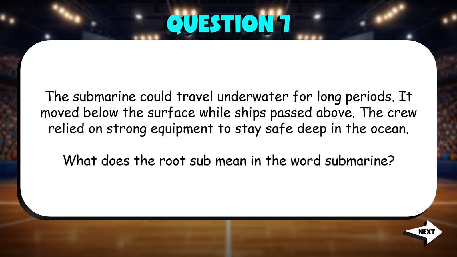 Identify Common Roots in Multisyllable Words TRASHKETBALL ELA Game - Grade 4