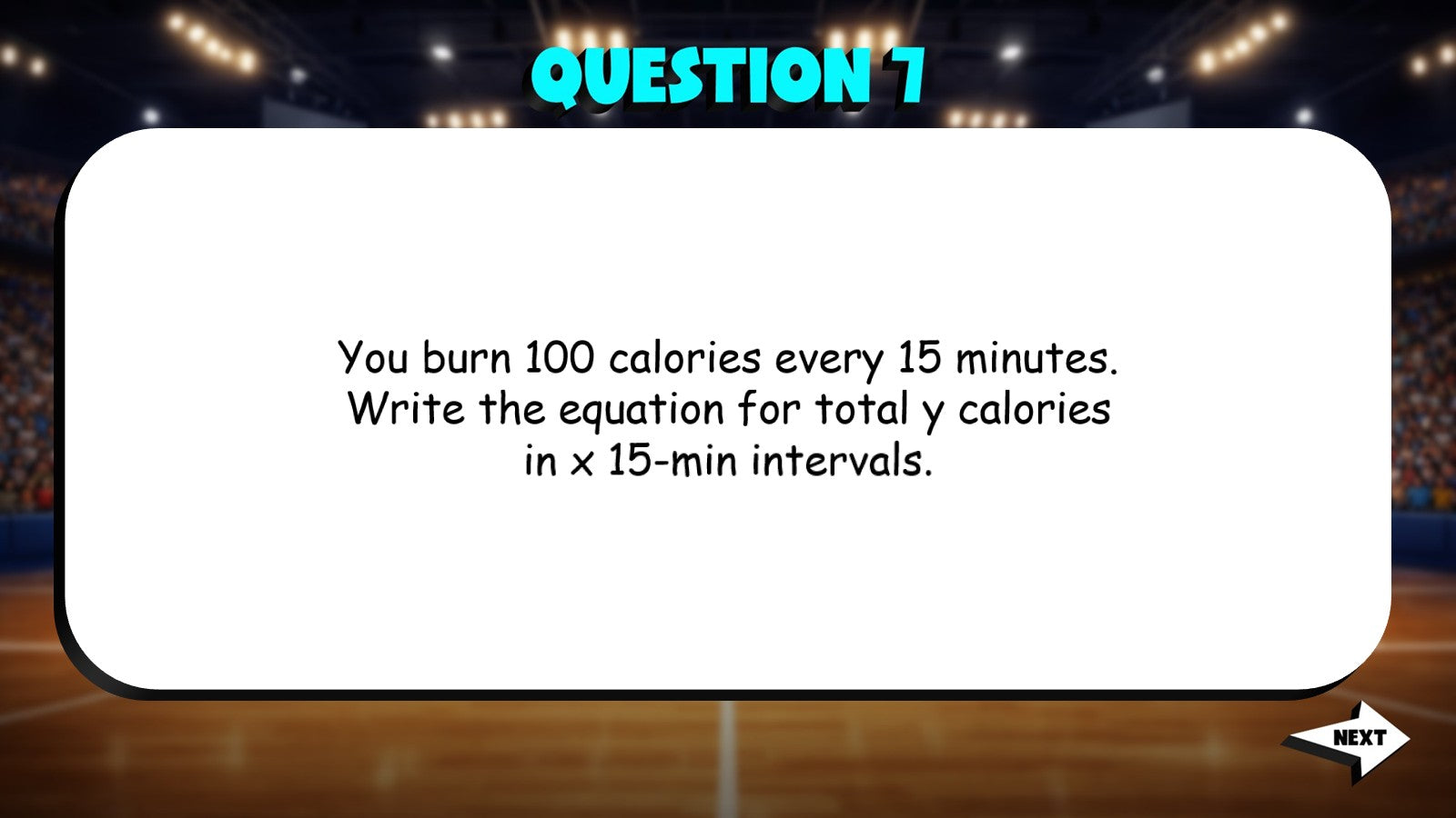 Linear Relationships Real World Problems TRASHKETBALL Math Game - Grade 7