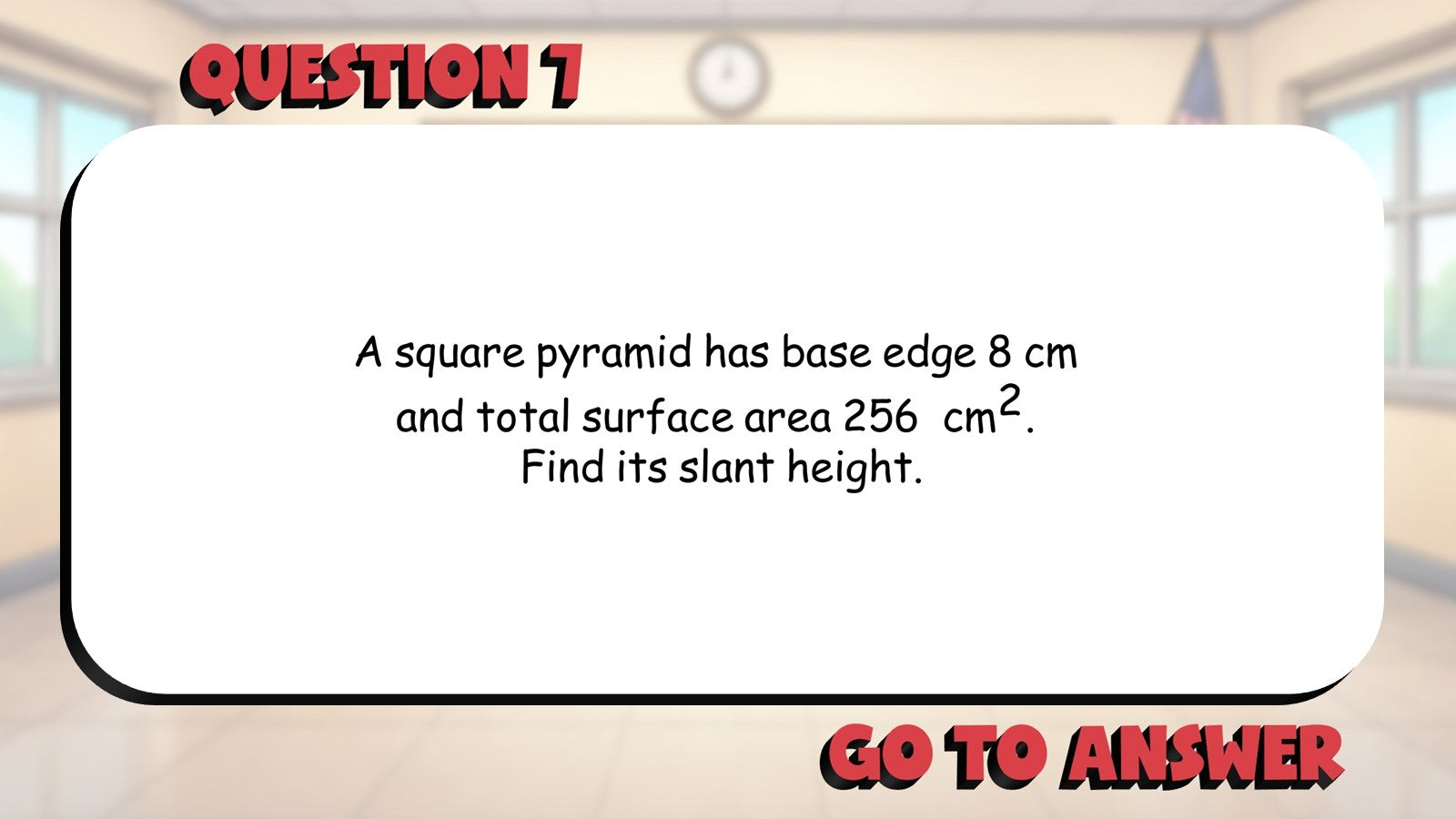 Geometric Figures Surface Area BIG TERRIBLE GAME - No Prep Geometry Math Review