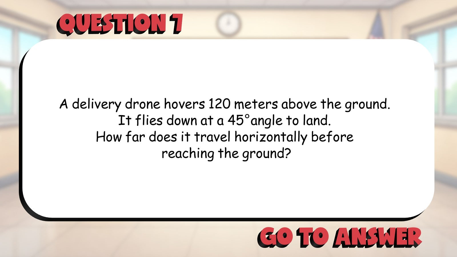 45 45 90 Triangle BIG TERRIBLE GAME - No Prep Geometry Math Review Activity
