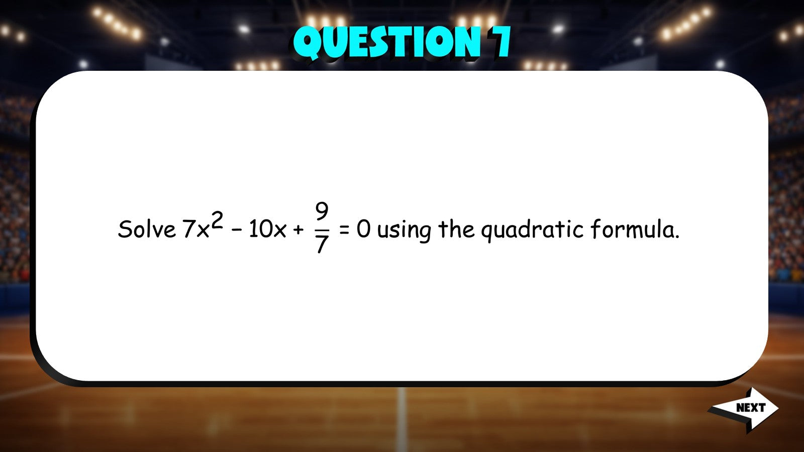 Quadratic Formula TRASHKETBALL Math Game - No Prep Algebra 2 Review Activity