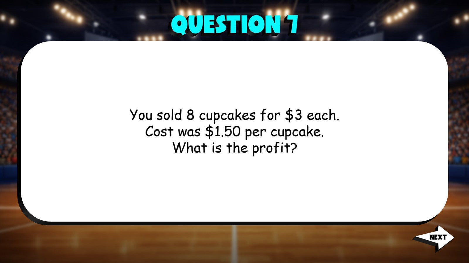 Determine Profit from Sales TRASHKETBALL Math Game - No Prep Grade 6 Review