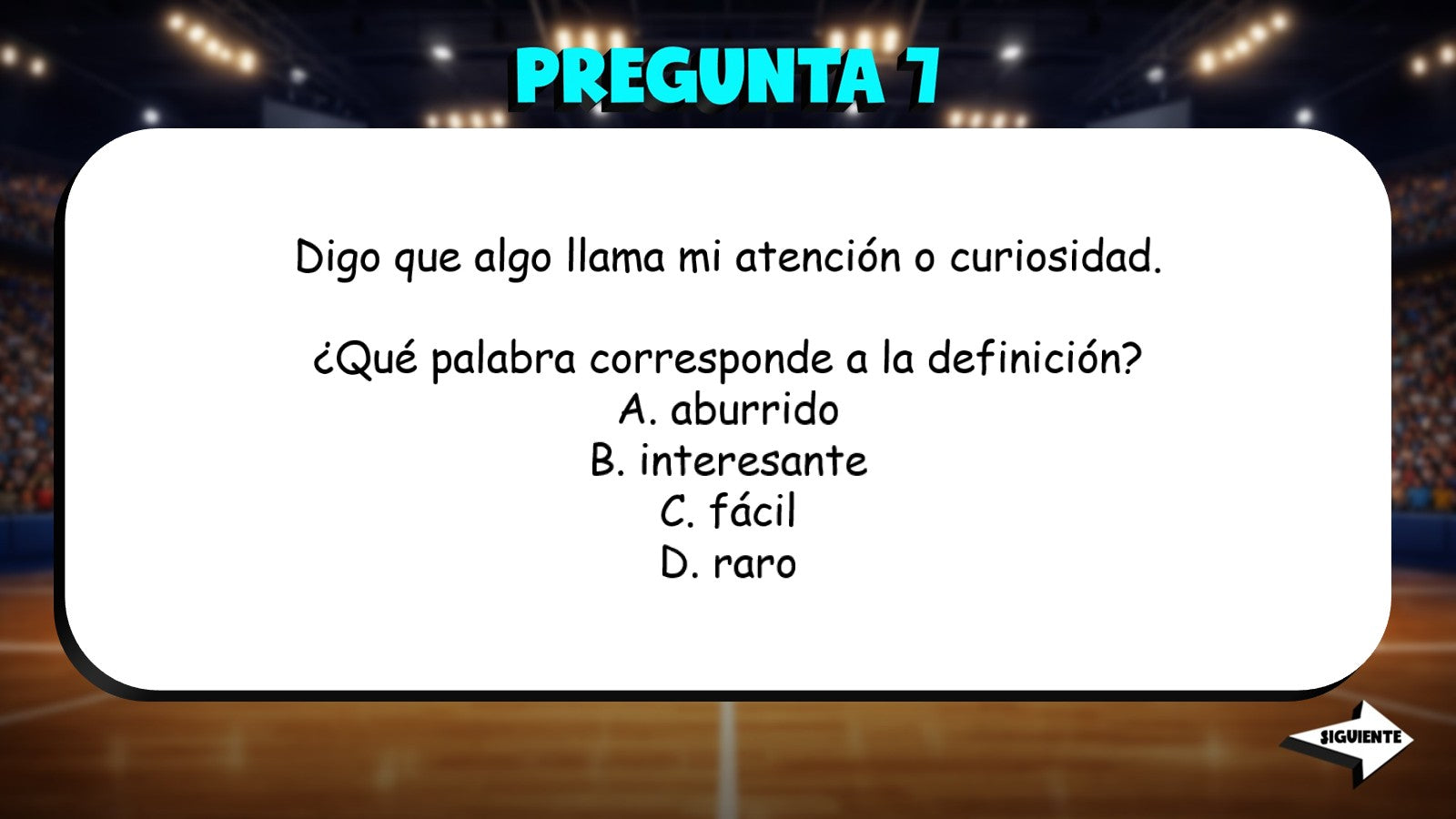 Match the Definition - Opinions & Reactions TRASHKETBALL Spanish Game - No Prep