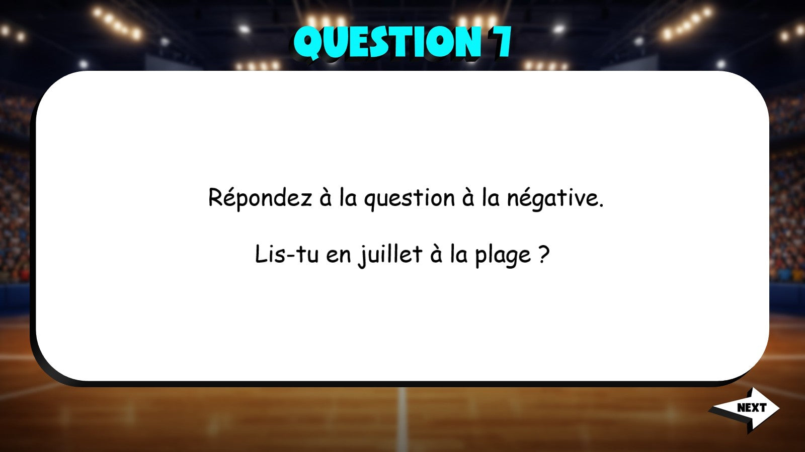 Answer the Question - Days, Months & Calendar TRASHKETBALL French Game - No Prep