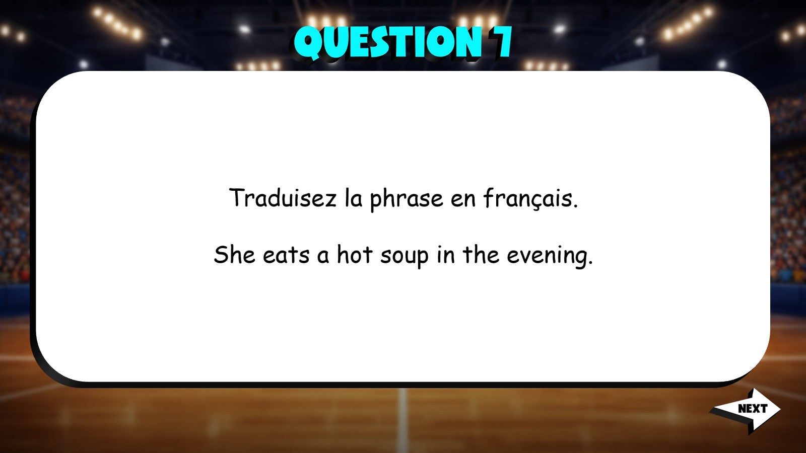 Translate to French - Meals & Dining Culture TRASHKETBALL French Game - No Prep