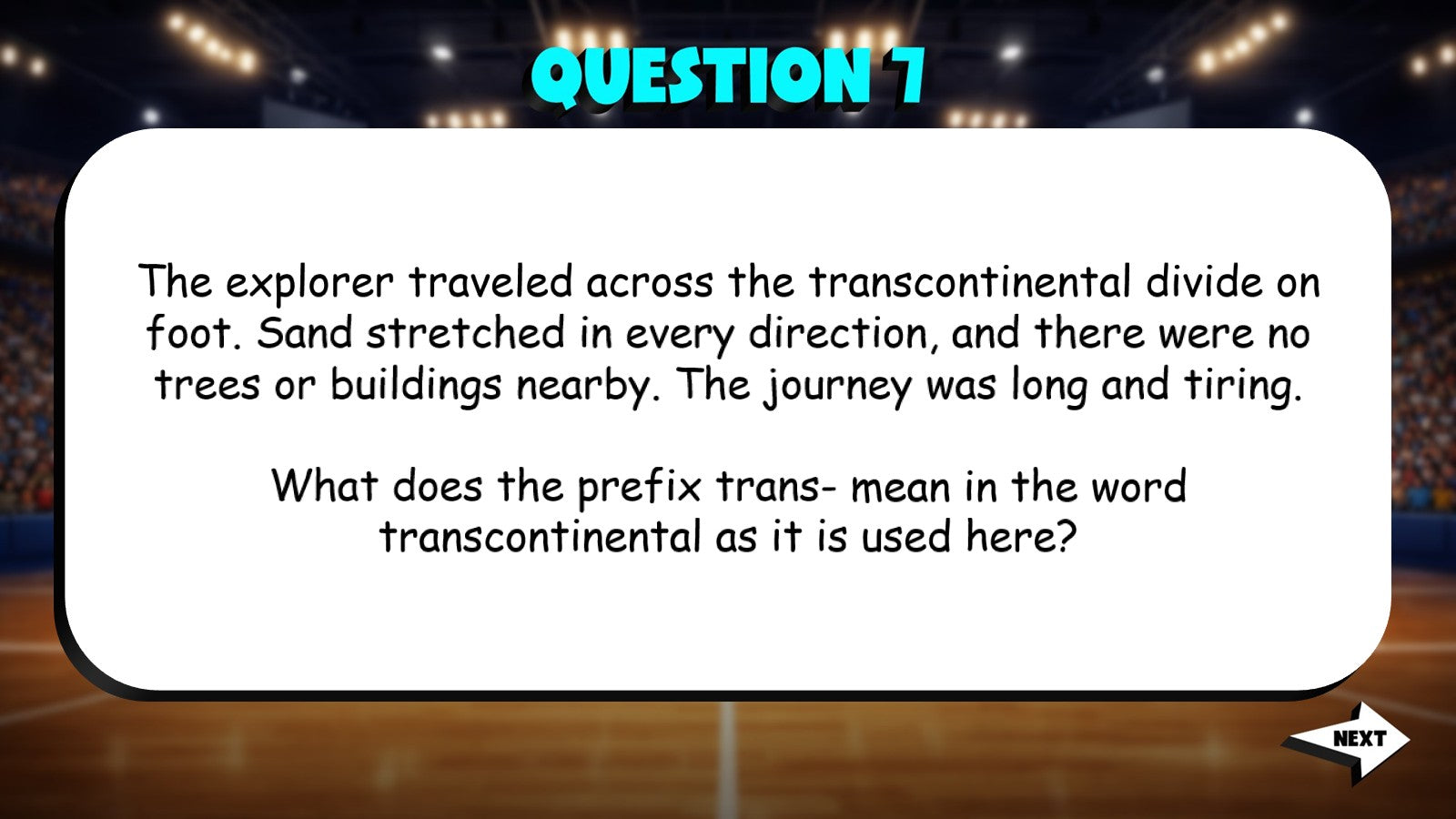 Identify Common Prefixes & Their Meanings TRASHKETBALL ELA Game - Grade 5