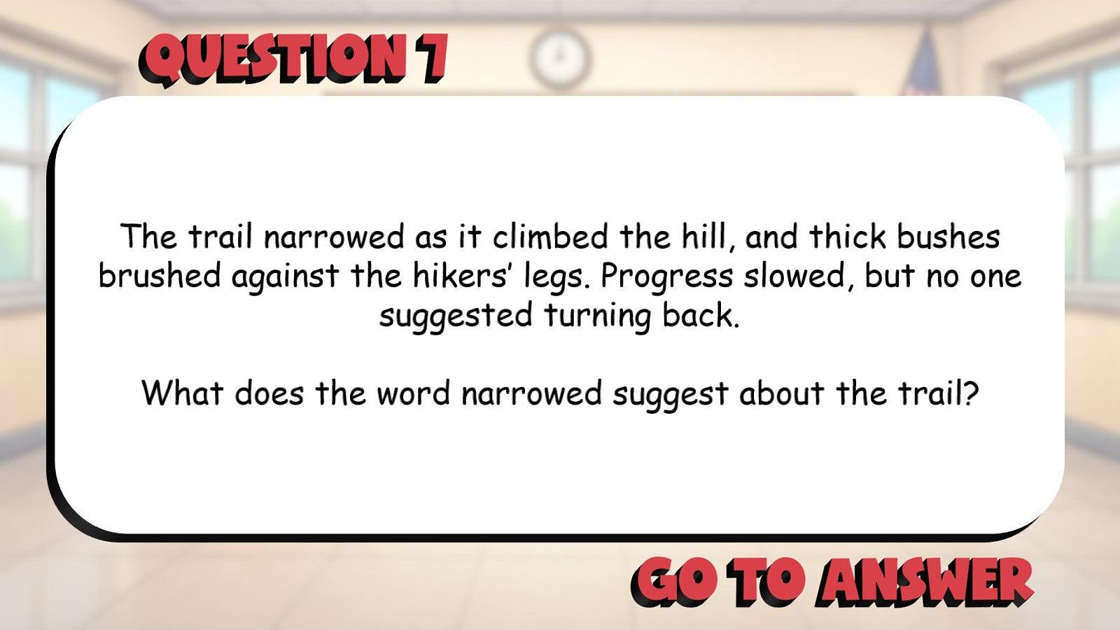 Determine Word Meaning & Nuance BIG TERRIBLE GAME - No Prep Grade 4 ELA Review