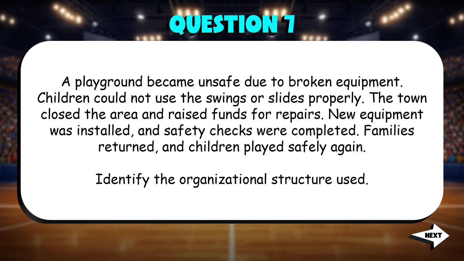 Analyze Text Structure in Informational Texts TRASHKETBALL ELA Game - Grade 6