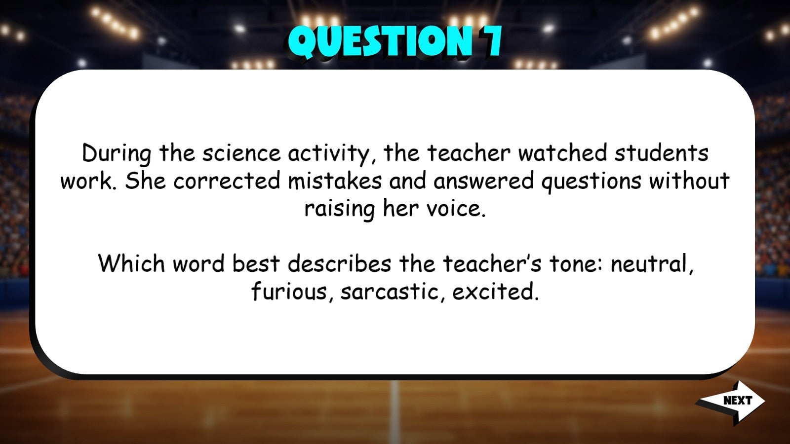 Identify Neutral Versus Loaded Word Choices TRASHKETBALL ELA Game - Grade 5