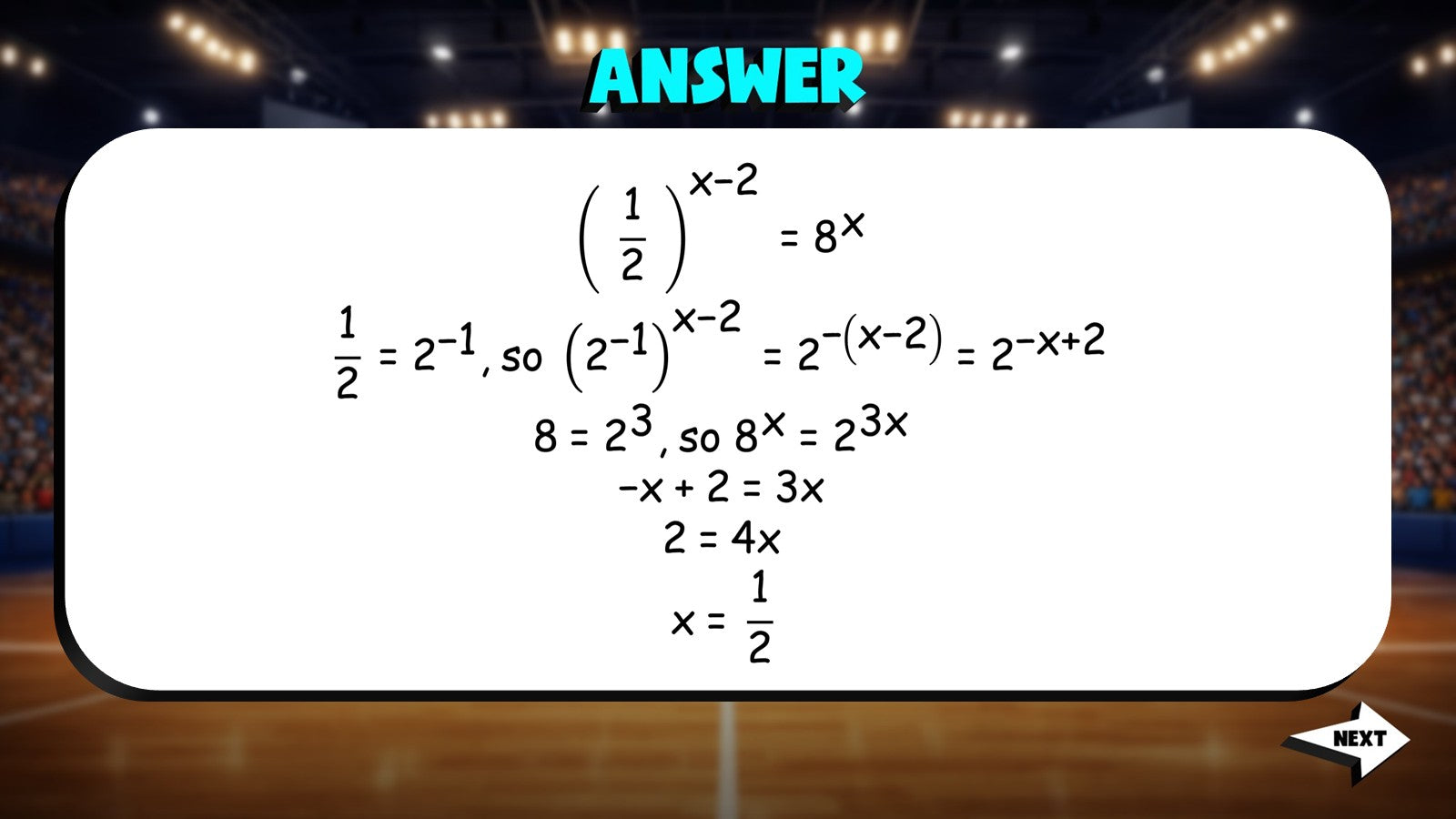 Exponential Equations TRASHKETBALL Math Game - No Prep Algebra 2 Review Activity