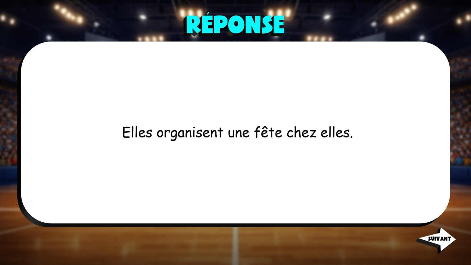 Fill In The Verb - Social Situations TRASHKETBALL French Game - No Prep Exercise
