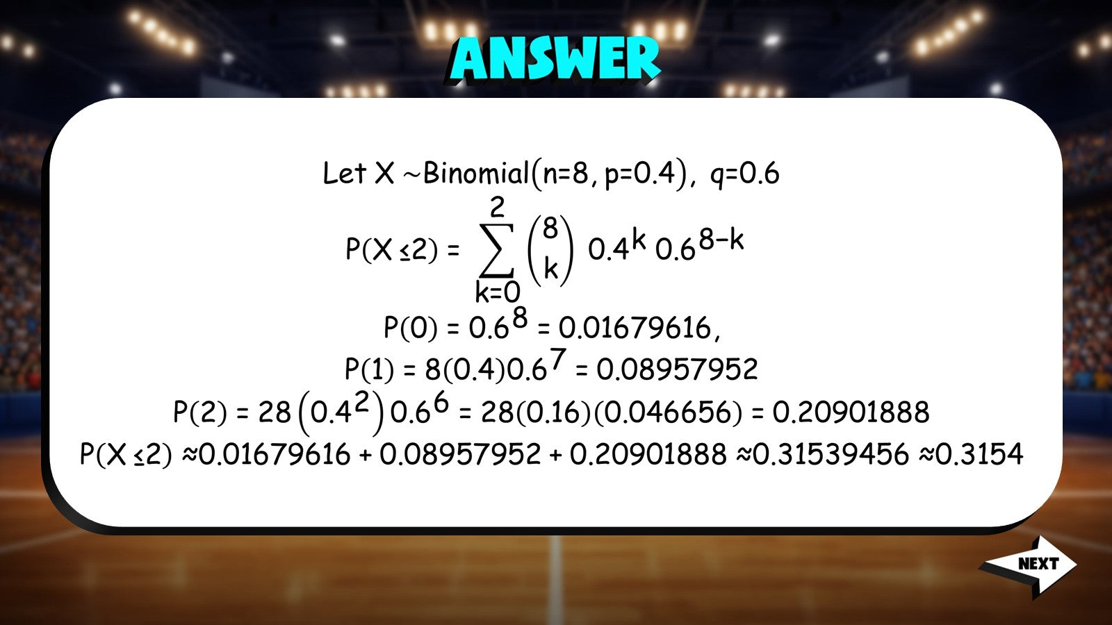 Binomial Theorem TRASHKETBALL Math Game - No Prep PreCalculus Review Activity