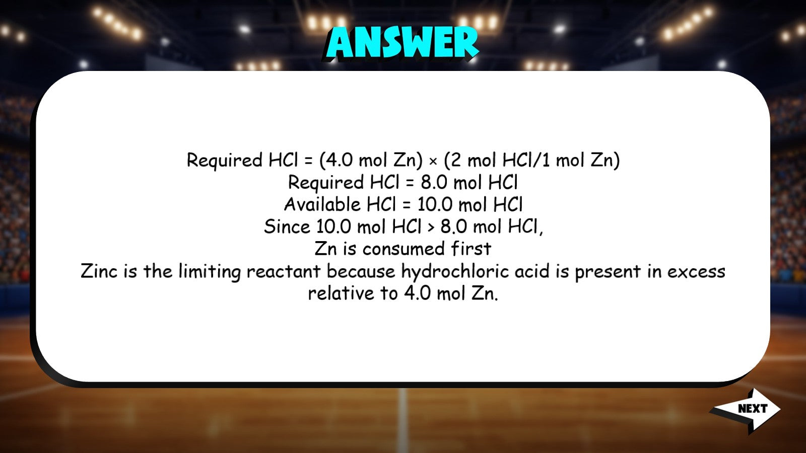 Excess & Limiting Reactants TRASHKETBALL Science Game - No Prep Chemistry Review