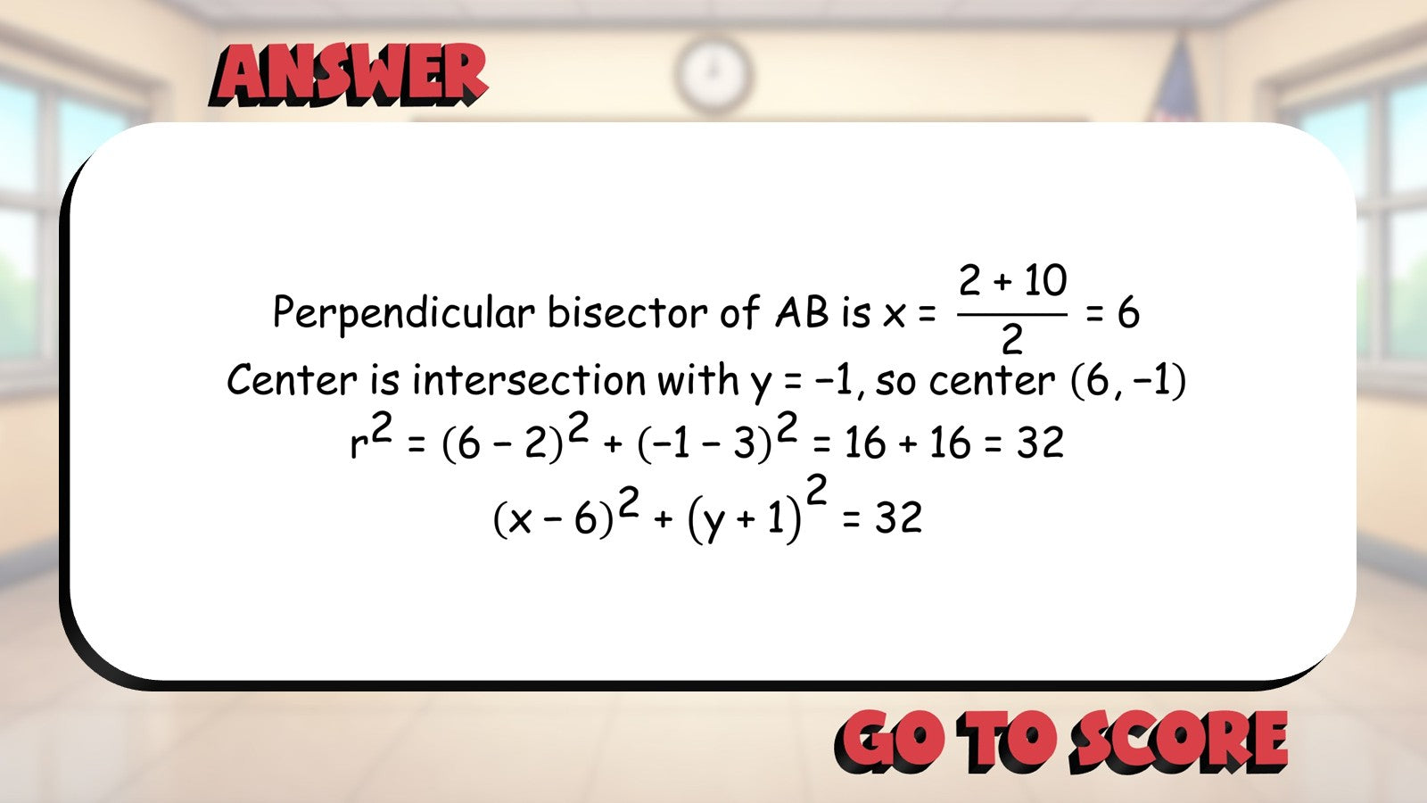 Use Circles to Solve Problems BIG TERRIBLE GAME - No Prep Algebra 2 Math Review