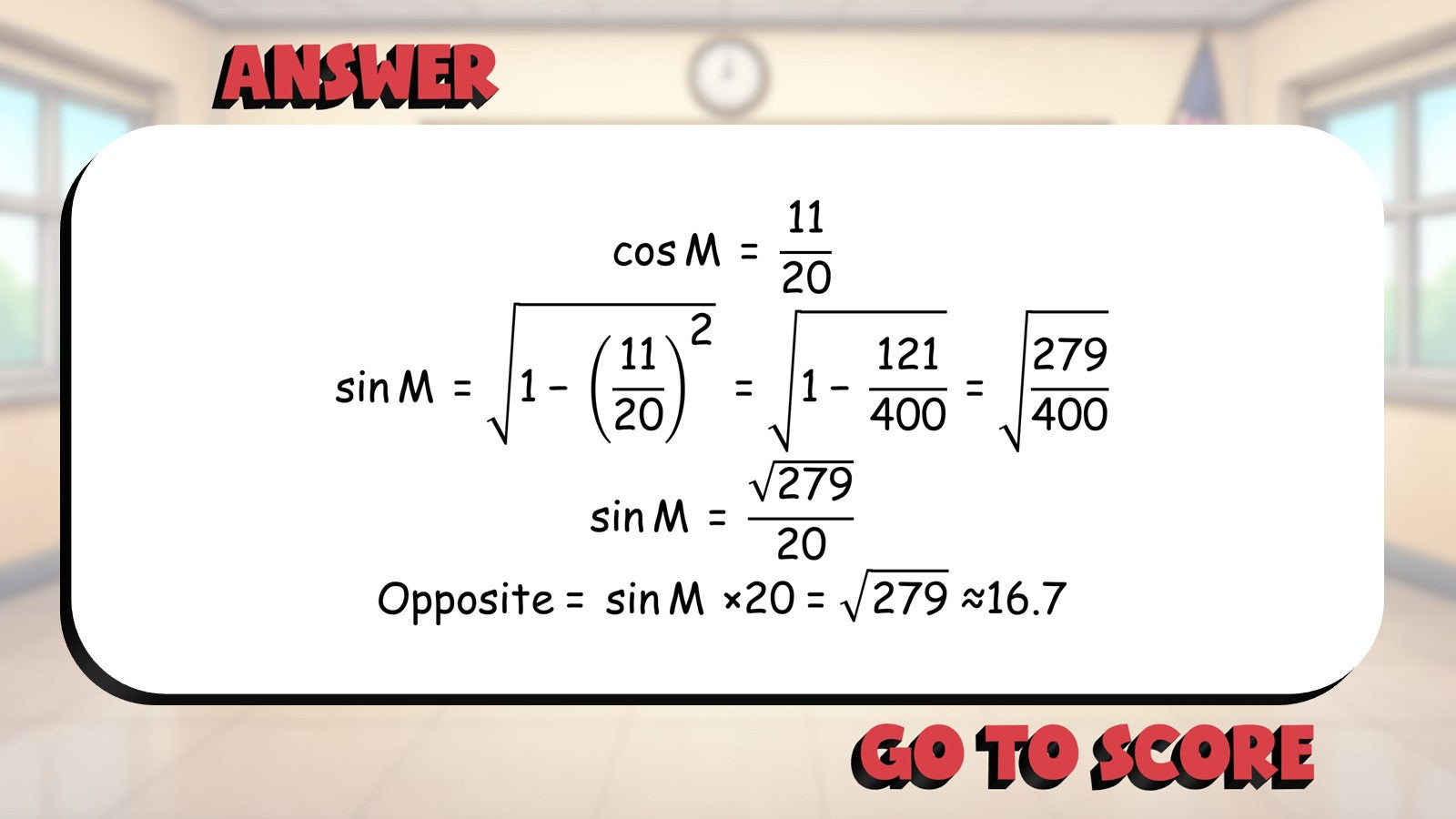 Using Trig Ratios BIG TERRIBLE GAME - No Prep Geometry Math Review Activity