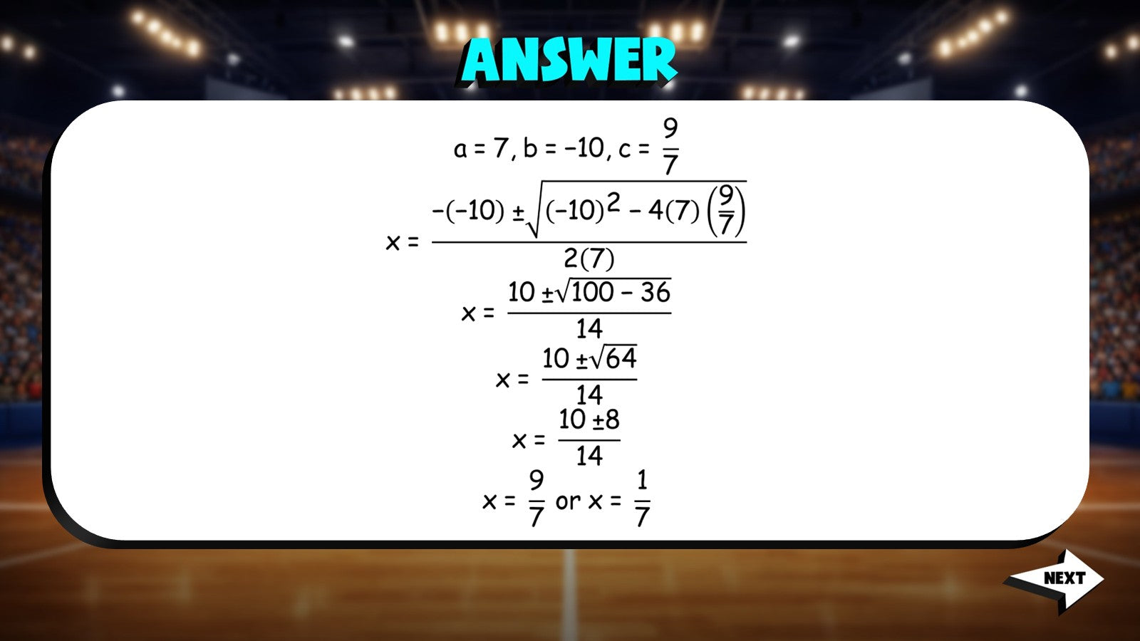Quadratic Formula TRASHKETBALL Math Game - No Prep Algebra 2 Review Activity