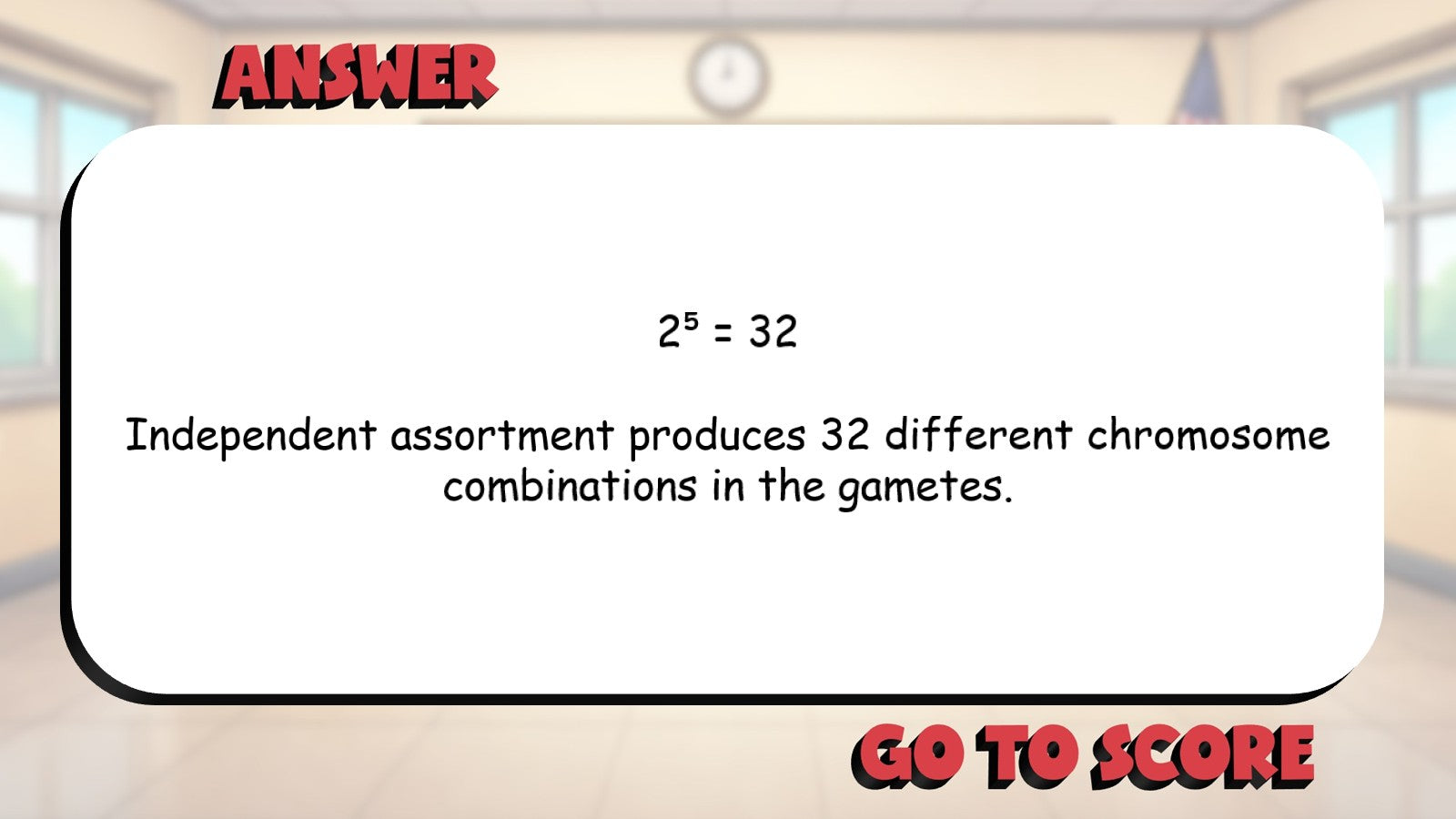 Independent Assortment BIG TERRIBLE GAME - No Prep Biology Science Review