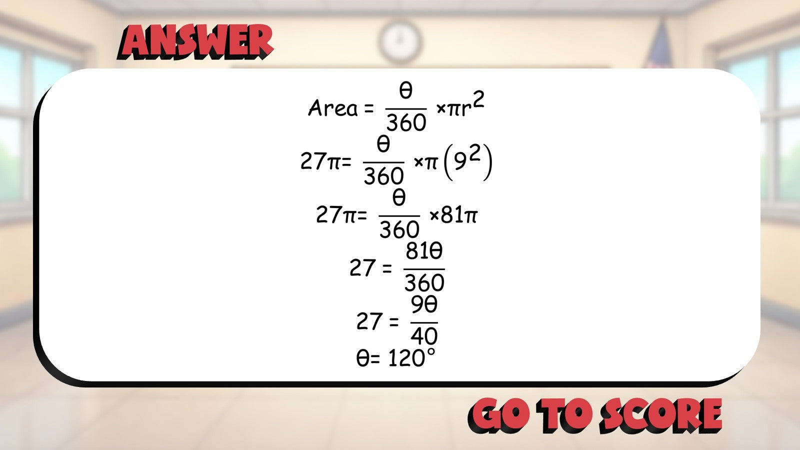 Sector Area BIG TERRIBLE GAME - No Prep Geometry Math Review Activity