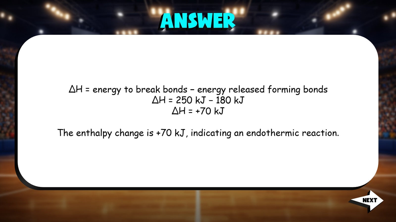Endothermic Processes TRASHKETBALL Science Game - No Prep Chemistry Review