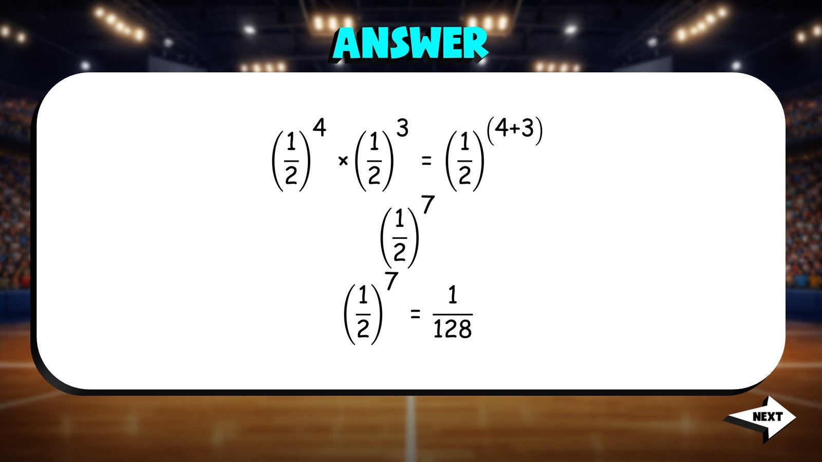 Product Rule of Exponents TRASHKETBALL Math Game - No Prep Algebra 1 Review