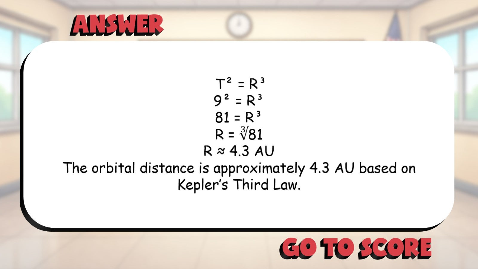 Kepler’s Third Law BIG TERRIBLE GAME - No Prep Astronomy Science Review Activity