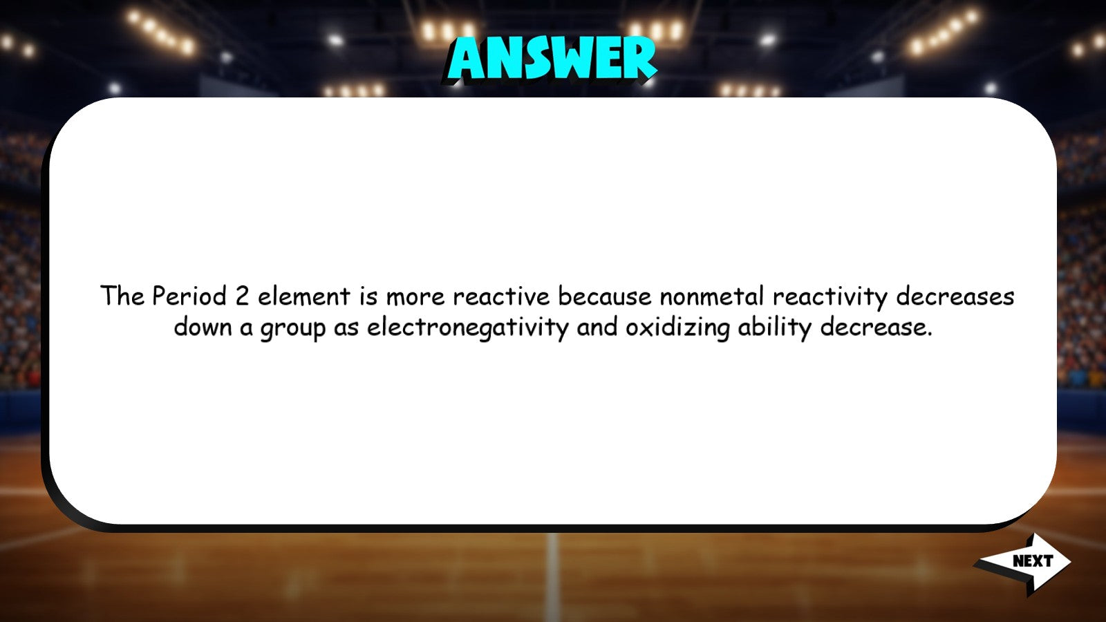 Reactivity Trends TRASHKETBALL Science Game - No Prep Chemistry Review Activity