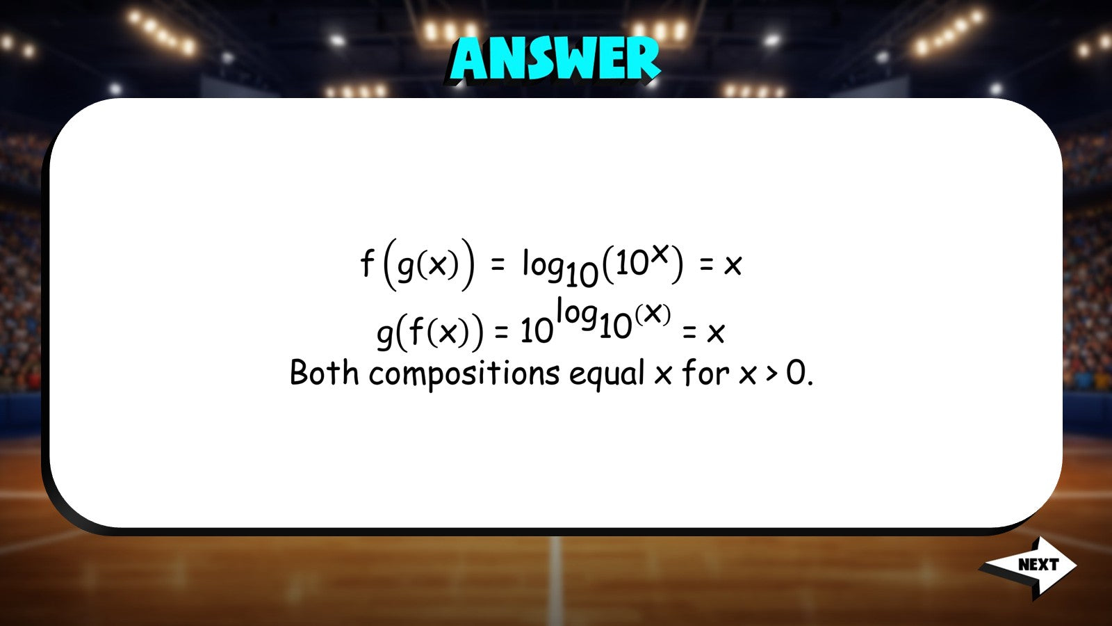 Inverse Functions TRASHKETBALL Math Game - No Prep Algebra 2 Review Activity