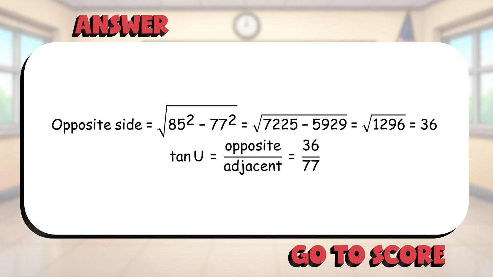 Trigonometric Ratios BIG TERRIBLE GAME - No Prep Geometry Math Review Activity