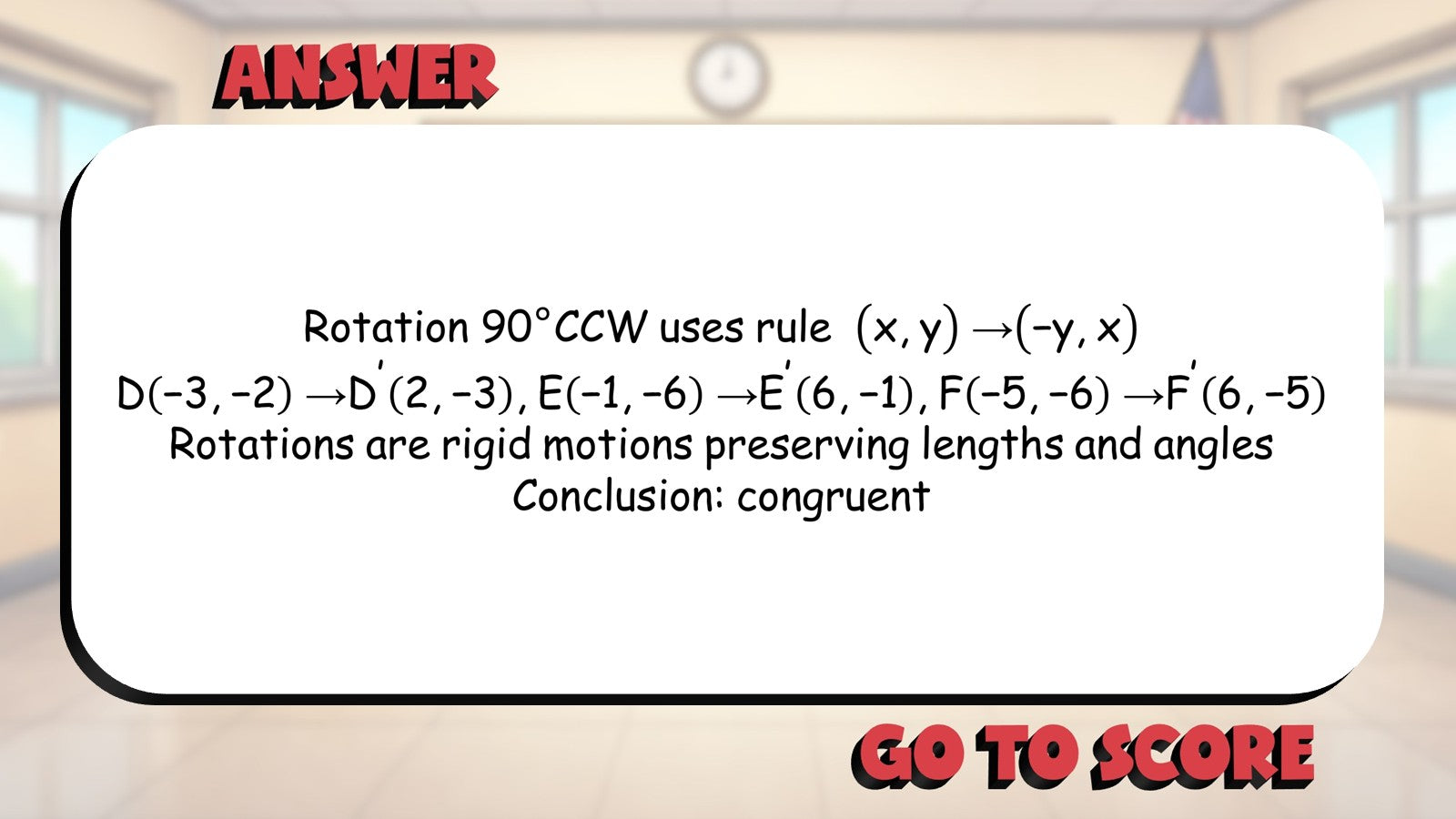 Congruence & Similarity Transformations BIG TERRIBLE GAME - Geometry Math Review