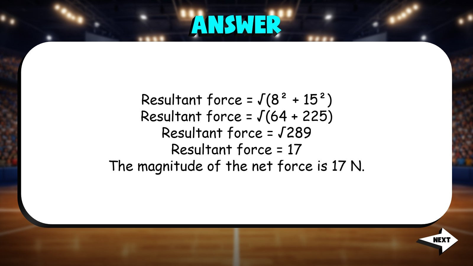 Resultant Motion from Components TRASHKETBALL Science Game - No Prep Physics